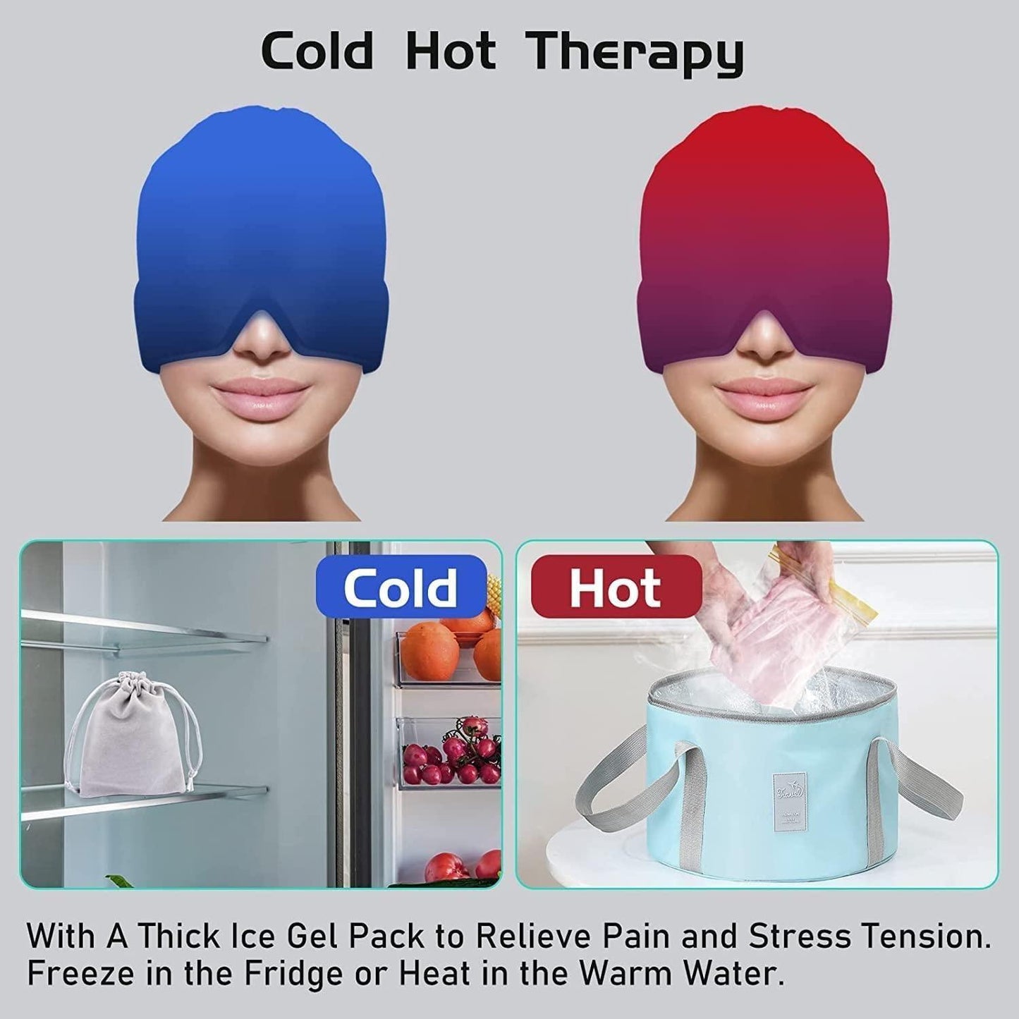Migraine and Headache Relief Cap [Soothing Relief in Seconds — No Pills, No Side Effects]